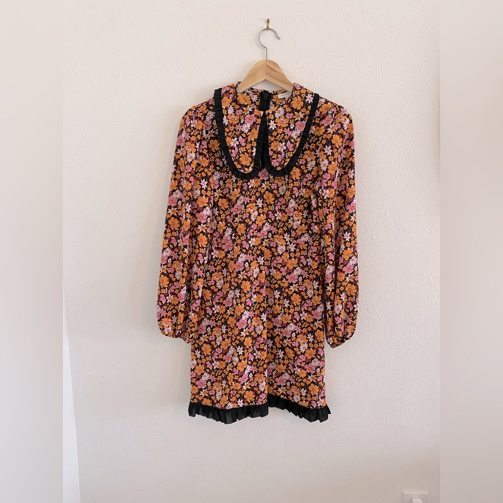 Topshop retro floral dress.